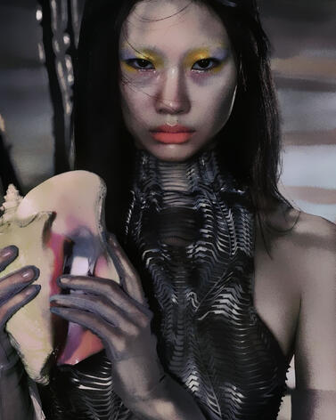 Hoyeon Jung for GQ Korea, by AMBRiE